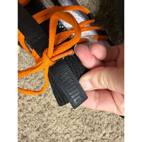 Puma Court Disrupt Clyde Skeleton Mens Sneakers Black Orange Lace-Up 8.5 - Picture 4 of 7